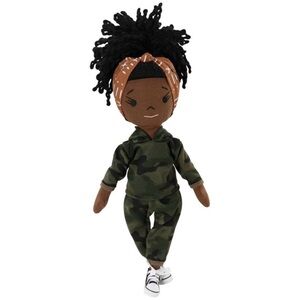 Camouflage Outfit Plush Doll